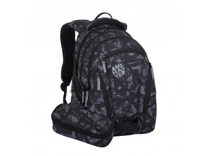 Bagmaster BAG 24 B studentský set – černo šedý