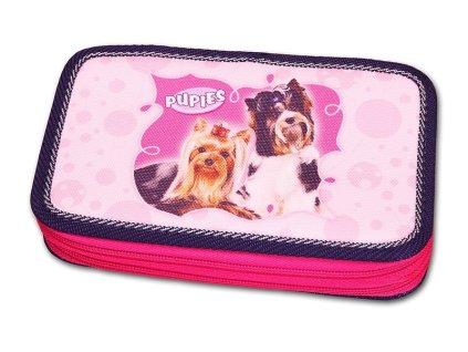 Školní penál 2-patra Pupies (Varianta Neplněný penál)