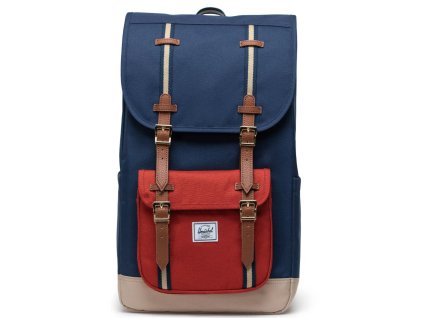 Herschel Little America™ New - Black Iris/Red Ochre/Twill 30l
