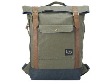 G.RIDE batoh BALTHAZAR navy/khaki + Sluchátka, myš nebo pouzdro
