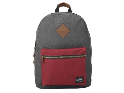 G.RIDE batoh BLANCHE black/red