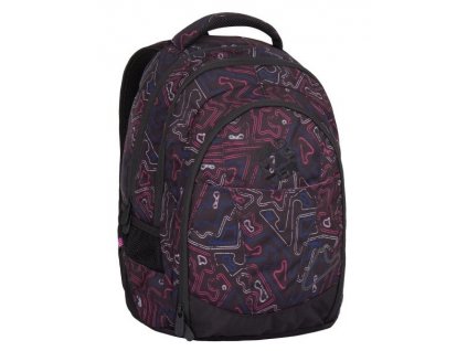 Bagmaster DIGITAL 7 A BLACK/PINK/BLUE + LED svítilna