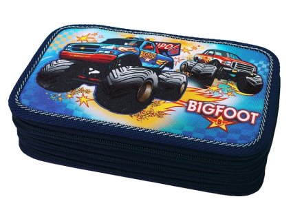 Školní penál 3-patra Bigfoot (Varianta Neplněný penál)