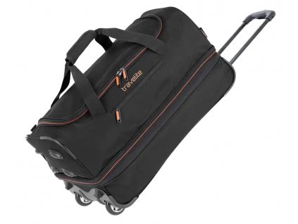 Travelite Basics Wheeled duffle S Black/blue