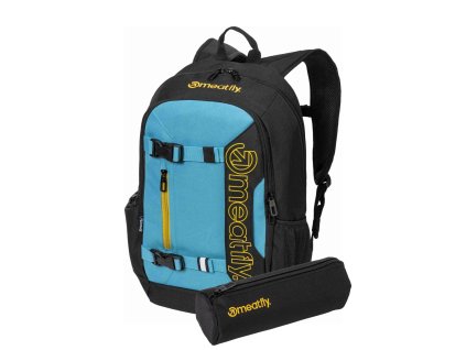 Meatfly batoh Basejumper Sky Blue / Yellow 22 L + PENÁL ZDARMA