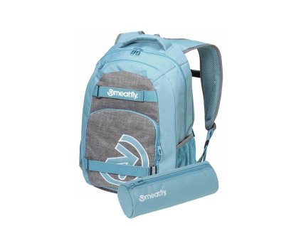 Meatfly batoh Exile Grey Heather / Aqua 24 L + PENÁL ZDARMA