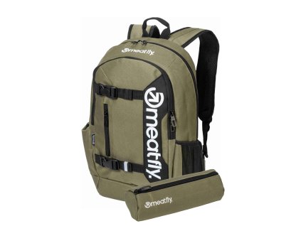 Meatfly batoh Basejumper Olivine 22 L + PENÁL ZDARMA