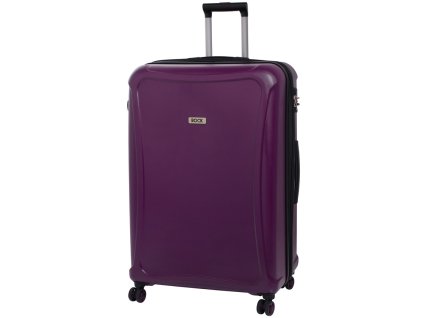 Cestovní kufr ROCK TR-0158/3-XL DUR - fialová + LED svítilna