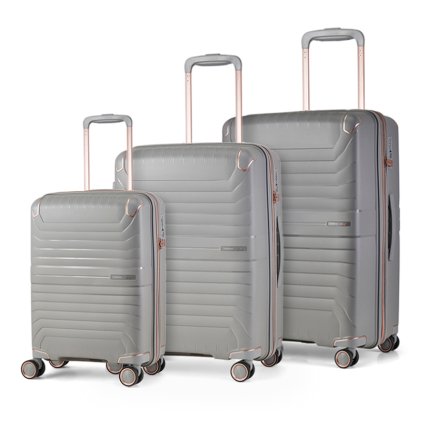 ROCK Sada cestovních kufrů Astrid TR-0291/3 PP - šedá