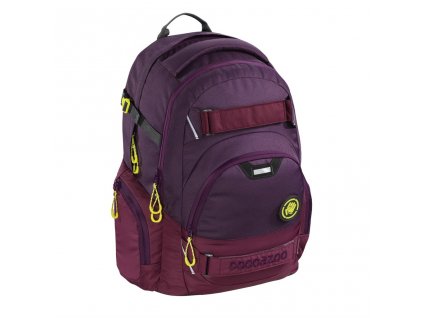 Školní batoh Coocazoo CarryLarry2, Solid Berryman + LED svítilna