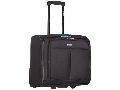 Kufr příruční na notebook Sirocco T-1103 - černá/modrá + Čelová LED svítilna 3W