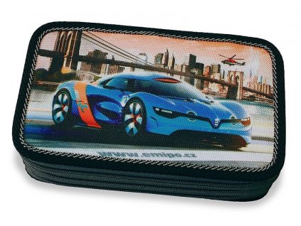 Školní penál 3-patra Top Car (Varianta Neplněný penál)