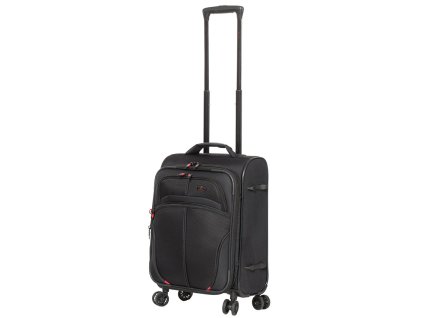 Kabinové zavazadlo AEROLITE T-9378/3-S - černá + LED svítilna