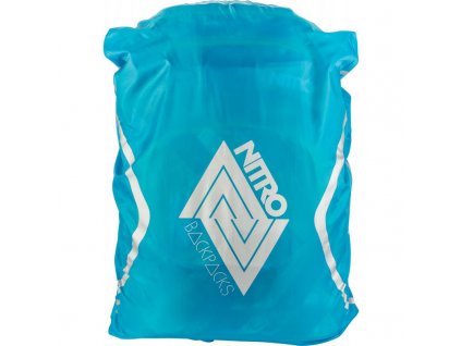 NITRO pláštěnka na batoh RAINCOVER acid blue
