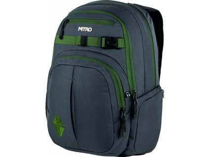 NITRO batoh CHASE pirate black + LED svítilna