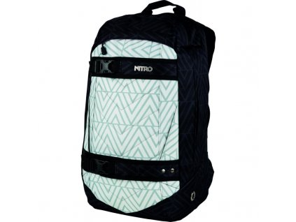 NITRO batoh AERIAL diamond grey + LED svítilna