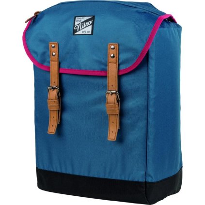 Pánský batoh NITRO  VENICE blue steel, barva Modrá ,Objem 21 - 30 litrů