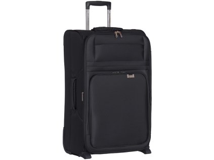 Cestovní kufr AEROLITE T-9515/3-L - černá + LED svítilna