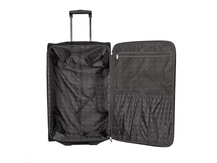Travelite Orlando L Black + LED svítilna