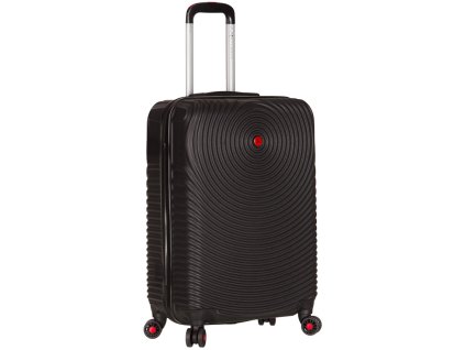 Kabinové zavazadlo SIROCCO T-1157/3-S ABS - černá + LED svítilna