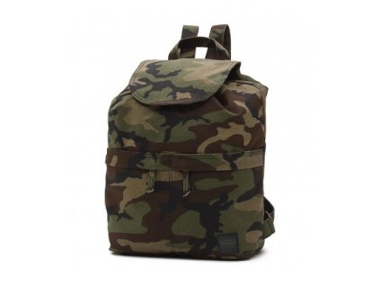 Pánský batoh VANS WM LAKESIDE BACKPACK Camo, barva hnědá
