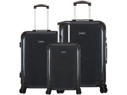 Sada cestovních kufrů SIROCCO T-1159/3 PC - černá + Sluchátka, myš nebo pouzdro