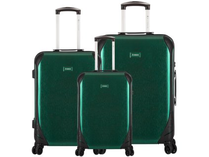 Sada cestovních kufrů SIROCCO T-1159/3 PC - zelená + Sluchátka, myš nebo pouzdro