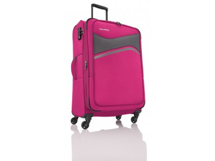 Travelite Wave 4w L Pink + Sluchátka, myš nebo pouzdro