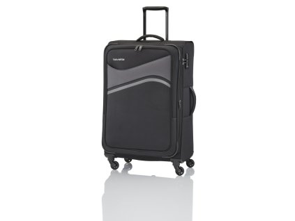 Travelite Wave 4w L Black + Sluchátka, myš nebo pouzdro