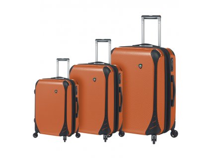 Sada cestovních kufrů MIA TORO M1021/3 - oranžová + Sluchátka, myš nebo pouzdro