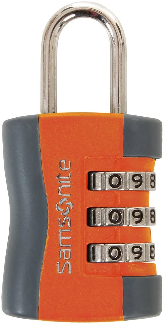 Samsonite Triple Combination Lock Orange LUGGAGE LOCKS SvětBatohů.cz