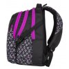 Batoh na střední a vysokou školu Bagmaster BAG 8 A BLACK/PINK/VIOLET
