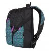 Batoh na střední a vysokou školu Bagmaster BAG 8 C BLACK/WHITE/VIOLET