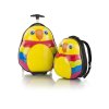 Heys Travel Tots Lightweight Kids Parrot – sada batohu a kufru + Sluchátka, myš nebo pouzdro