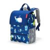 Dětský batoh Reisenthel Backpack Kids Abc friends blue, barva Modrá ,Objem do 10 litrů