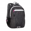 holčičí batoh Bagmaster BOSTON 20 A BLACK/GRAY/WHITE 24l, barva šedá ,Objem 21 - 30 litrů