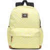 Pánský batoh VANS WM REALM PLUS BACKPACK LEMON TONIC CHECKERBOARD 27 l, barva žlutá