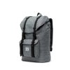 Herschel Little America Mid-Volume Raven Crosshatch/Black 17L