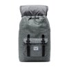 Herschel Little America Mid-Volume Raven Crosshatch/Black 17L