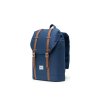 10329-00007-OS, HERSCHEL Retreat Mid-Volume Navy/Tan Synthetic Leather 14l