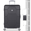 Cestovní kufr SUITSUIT® TR-1261/3-M ABS Caretta Jet Black