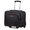 American Tourister AT WORK ROLLING TOTE 15.6" Black/Orange