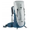 Pánský batoh Deuter Aircontact Lite 40 + 10 tin-arctic, barva šedá ,Objem 41 - 50 litrů