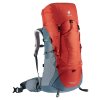 Dámský batoh Deuter Aircontact Lite 45 + 10 SL paprika-teal, barva červená ,Objem 41 - 50 litrů