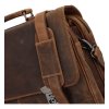 Green Wood pánská kožená pracovní taška Bérenger hnědá