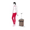 Reisenthel Trolley M Glencheck Red