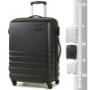 Cestovní kufr ROCK TR-0169/3-M ABS - černá