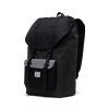 Herschel Little America Black Crosshatch/Black/Raven Crosshatch 25L