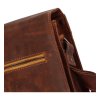 Green Wood Pánská kožená crossbody taška Sasha, hnědá