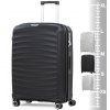 Cestovní kufr ROCK TR-0212/3-M PP - černá